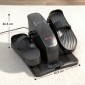 Mini Pedal Trainer 12 Speed ​​​​Τηλεχειριστήριο LED Αντιολισθητικό Φορητό Μεταλλικό Πλαστικό Μαύρο