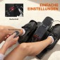 Mini Pedal Trainer 12 Speed ​​​​Τηλεχειριστήριο LED Αντιολισθητικό Φορητό Μεταλλικό Πλαστικό Μαύρο