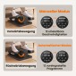 Mini Elliptical Trainer for Home Under Desk Electric Cross Trainer με τηλεχειριστήριο LED οθόνη 12 ταχυτήτων