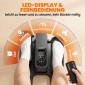 Mini Elliptical Trainer for Home Under Desk Electric Cross Trainer με τηλεχειριστήριο LED οθόνη 12 ταχυτήτων