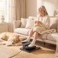Mini Elliptical Trainer for Home Under Desk Electric Cross Trainer με τηλεχειριστήριο LED οθόνη 12 ταχυτήτων