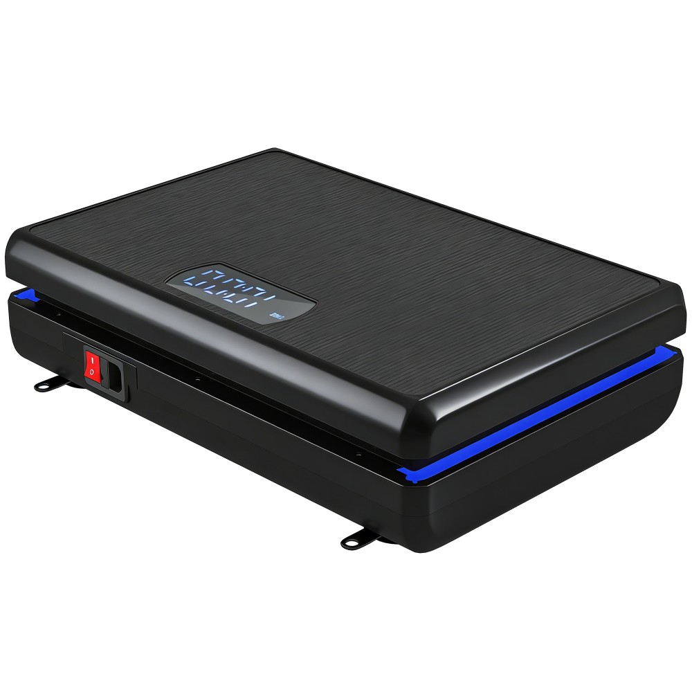 Πλάκα δόνησης με 120 επίπεδα έντασης, 5 προ-προγράμματα, φώτα LED, ζώνες αντίστασης, αντιολισθητικό