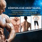 Dumbbell 17,5kg Barbell Barbell Weight Αντιολισθητική λαβή Μαύρο + Ασημί