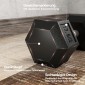 Dumbbell 35kg Barbell Barbell Weight Αντιολισθητική λαβή Μαύρο + Ασημί