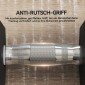 Dumbbell 35kg Barbell Barbell Weight Αντιολισθητική λαβή Μαύρο + Ασημί