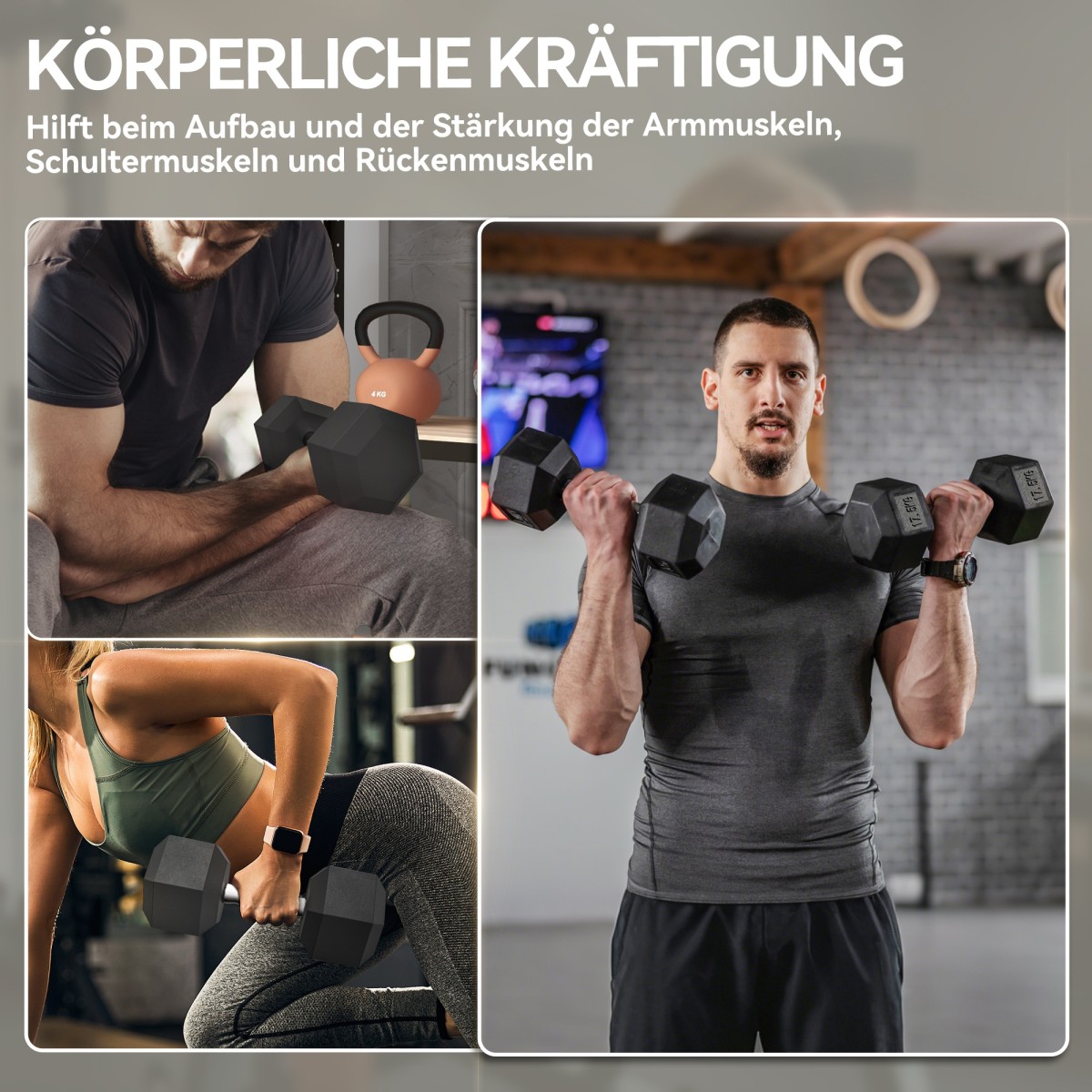 Dumbbell 35kg Barbell Barbell Weight Αντιολισθητική λαβή Μαύρο + Ασημί