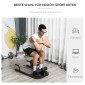 Sissy Squat Squat Trainer Leg Trainer Abdominal Buttocks Trainer 3 σε 1 Trainer Ρυθμιζόμενο έως 120 kg Steel Black 50 x 97 x (44,5-56,5) cm