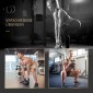 Kettlebell kettlebell 8 κιλών αλτήρας με γέμιση άμμου για αρχάριους μαύρος