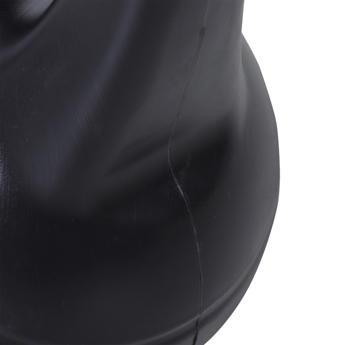 Kettlebell kettlebell 8 κιλών αλτήρας με γέμιση άμμου για αρχάριους μαύρος