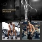Kettlebell kettlebell 12 κιλών αλτήρας γεμισμένος με άμμο για αρχάριους μαύρος