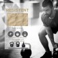 Kettlebell kettlebell 12 κιλών αλτήρας γεμισμένος με άμμο για αρχάριους μαύρος