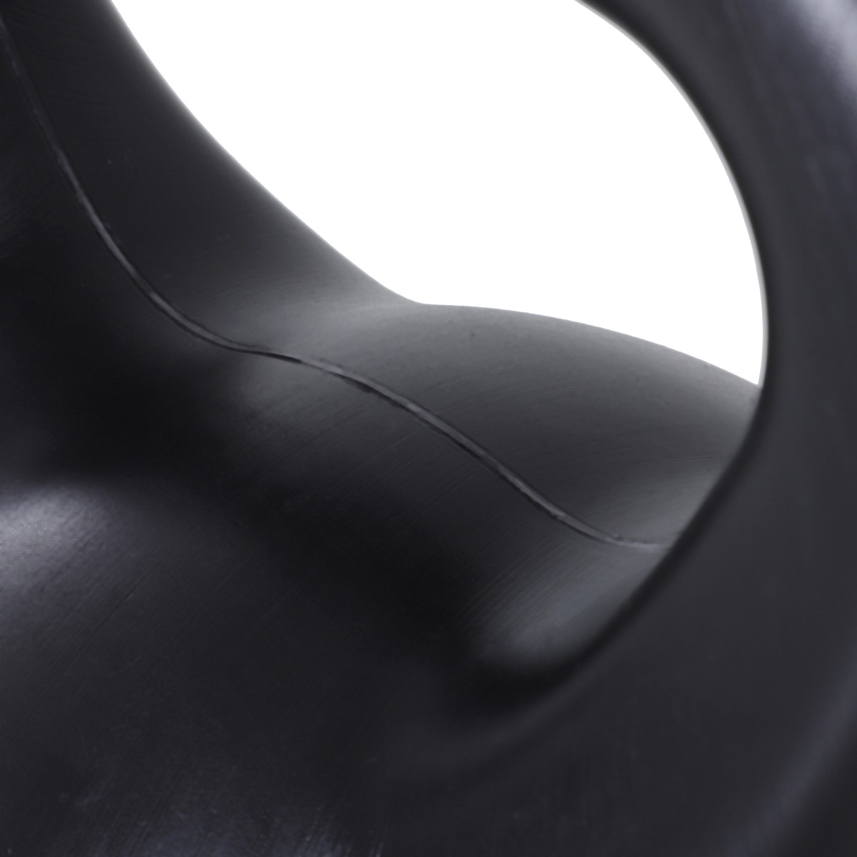 Kettlebell kettlebell 12 κιλών αλτήρας γεμισμένος με άμμο για αρχάριους μαύρος