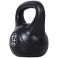 Kettlebell kettlebell 12 κιλών αλτήρας γεμισμένος με άμμο για αρχάριους μαύρος