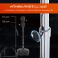 Σετ προπόνησης σετ μπαλών διάτρησης stand box 136-154 cm ρυθμιζόμενο ύψος με 1 ζευγάρι γάντια κατάλληλο για επαγγελματίες και αρχάριους μαύρο