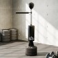 Όρθιος σάκος του μποξ με speedball, μπάρα reflex, ρυθμιζόμενο ύψος, για ενήλικες, 155-205cm, μαύρο