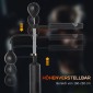 Βάση πυγμαχίας όρθιο προπονητή πυγμαχίας με 2 μπάλες ταχύτητας αντανακλαστική μπάρα και βάση βεντούζας 160-230cm ρυθμιζόμενο ύψος Κατάλληλο για ενήλικες έφηβους μαύρο