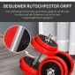 Σετ Dumbbell 20/30KGS 2-IN-1 Dumbbells & Barbells Adjustable Lifting Weight for Home Fitness Muscle Red+Black 21,5 x 21,5 x 3,8 cm
