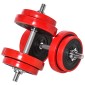 Σετ Dumbbell 20/30KGS 2-IN-1 Dumbbells & Barbells Adjustable Lifting Weight for Home Fitness Muscle Red+Black 21,5 x 21,5 x 3,8 cm