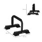 Dip bars σετ 2 Dip station μπορεί να χωρέσει έως και 120 kg Dip bar Εξοπλισμός γυμναστικής για το σπίτι Parallettes Calisthenics εξοπλισμός για προπόνηση δύναμης