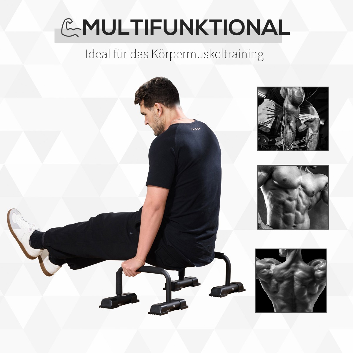 Dip bars σετ 2 Dip station μπορεί να χωρέσει έως και 120 kg Dip bar Εξοπλισμός γυμναστικής για το σπίτι Parallettes Calisthenics εξοπλισμός για προπόνηση δύναμης