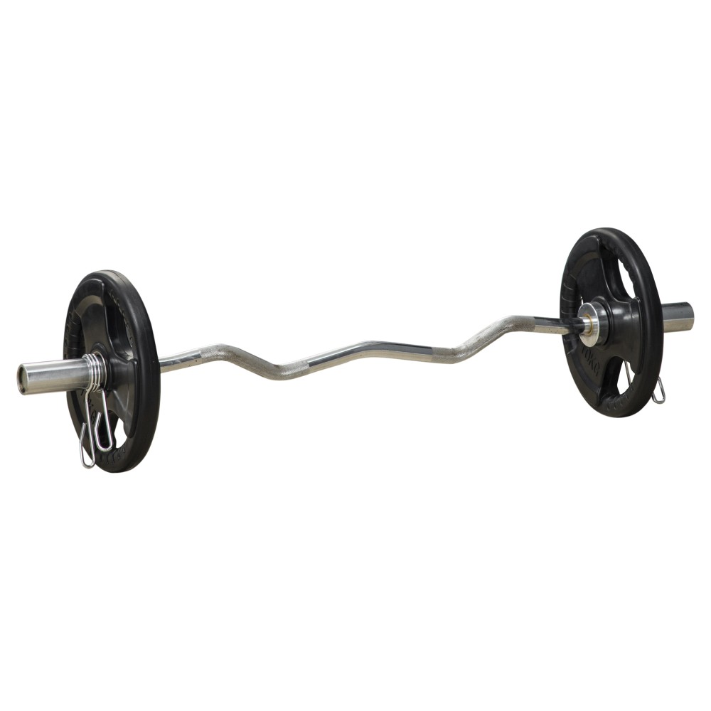 Πλάκες βάρους, σετ 2, 10 kg ανά πιάτο, τρεις λαβές, ελαστική επίστρωση φιλική προς το δάπεδο, μέταλλο