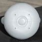 Kettlebell, kettlebell, 12 kg, επίπεδος πάτος, μεγάλη λαβή, πλαστικό κάλυμμα, μπλε, 24 x 17 x 28 cm