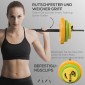 Σετ αλτήρες 20kg Σετ αλτήρες Από χυτοσίδηρο Αλτήρες με συνδετικό σωλήνα αντιολισθητική λαβή πολύχρωμα