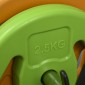 Σετ αλτήρες 20kg Σετ αλτήρες Από χυτοσίδηρο Αλτήρες με συνδετικό σωλήνα αντιολισθητική λαβή πολύχρωμα