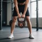 Σετ Kettlebell, 3 kettlebells 2,2kg/4,5kg/6,8kg, πλαστικό κάλυμμα, μαύρο