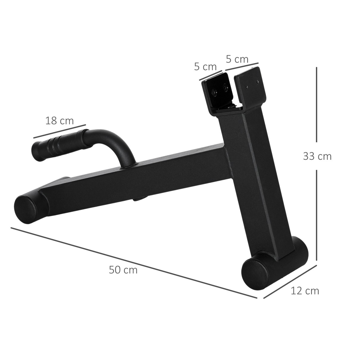Jack Barbell Deadlift Jack με αντιολισθητική λαβή Deadlift Jack Barbell 50 x 12 x 33 cm Μαύρο