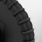 Kick pad για Muay Thai, kickboxing, κάλυμμα από ψεύτικο δέρμα, 0,4 kg, 38x20x18 cm, μαύρο/κόκκινο/άσπρο