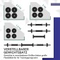 2 σε 1 Σετ Dumbbell Bar & Dumbbell 25kg Αντιολισθητικό δάπεδο Απαλό Μαύρο/Πράσινο