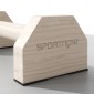 Push Up Bars σε σετ 2, στιβαρές & αντιολισθητικές, έως 120 kg, ξύλο οξιάς, 30x13x10cm, φυσικό
