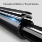 Σταθμός βύθισης, ρυθμιζόμενο ύψος 80-105 cm, ελαφρύ, αντιολισθητικό, έως 120 κιλά, ατσάλι, μαύρο