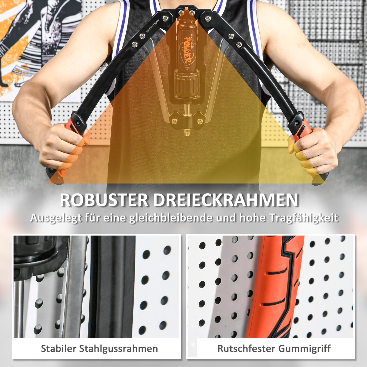 Power Twister 10-200kg Arm Trainer Adjustable Hydraulic Training Device 43 x 16 x 5 cm Μαύρο+Κόκκινο