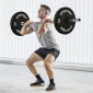 Σετ πιάτων βάρους 2 x 10kg Olympic Standard Rubber Low Noise Black