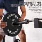 Σετ πιάτων βάρους 2 x 10kg Olympic Standard Rubber Low Noise Black