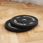 Σετ πιάτων βάρους 2 x 10kg Olympic Standard Rubber Low Noise Black