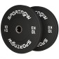 Σετ πιάτων βάρους 2 x 10kg Olympic Standard Rubber Low Noise Black