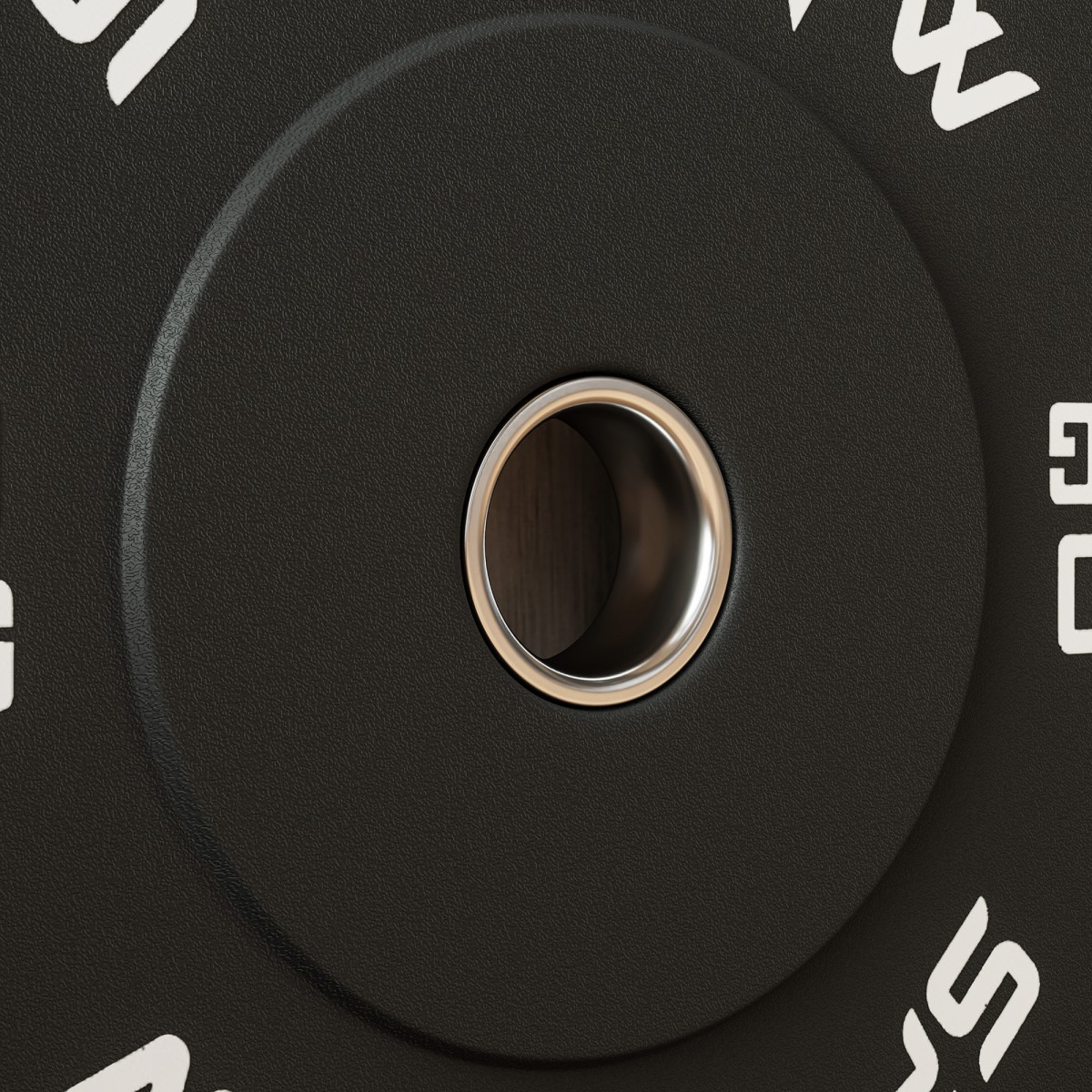 Σετ πιάτων βάρους 2 x 10kg Olympic Standard Rubber Low Noise Black