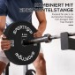2 x 20kg Olympic Standard Καουτσούκ Χαμηλού θορύβου Μαύρο Σετ πλάκας βάρους