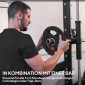 Σετ 2 βαρών αλτήρων, βαράκια 2 x 5 κιλών, σετ πλάκας βάρους για μπάρα αλτήρων 5 cm, διάμετρος Ø 50 mm, μαύρο