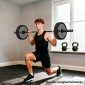 Αλτήρας, 180 cm Olympic bar, ατσάλι, χωρητικότητα 200 kg, μαύρο