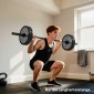 Αλτήρας, 180 cm Olympic bar, ατσάλι, χωρητικότητα 200 kg, μαύρο