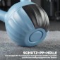 Kettlebell kettlebell 6 κιλών αλτήρας με άμμο για αρχάριους στο σπίτι προπόνηση ενδυνάμωσης 17 x 17 x 23 cm μπλε