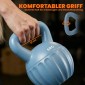 Kettlebell kettlebell 6 κιλών αλτήρας με άμμο για αρχάριους στο σπίτι προπόνηση ενδυνάμωσης 17 x 17 x 23 cm μπλε