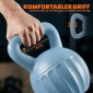 Kettlebell kettlebell 6 κιλών αλτήρας με άμμο για αρχάριους στο σπίτι προπόνηση ενδυνάμωσης 21 x 21 x 27 cm μπλε