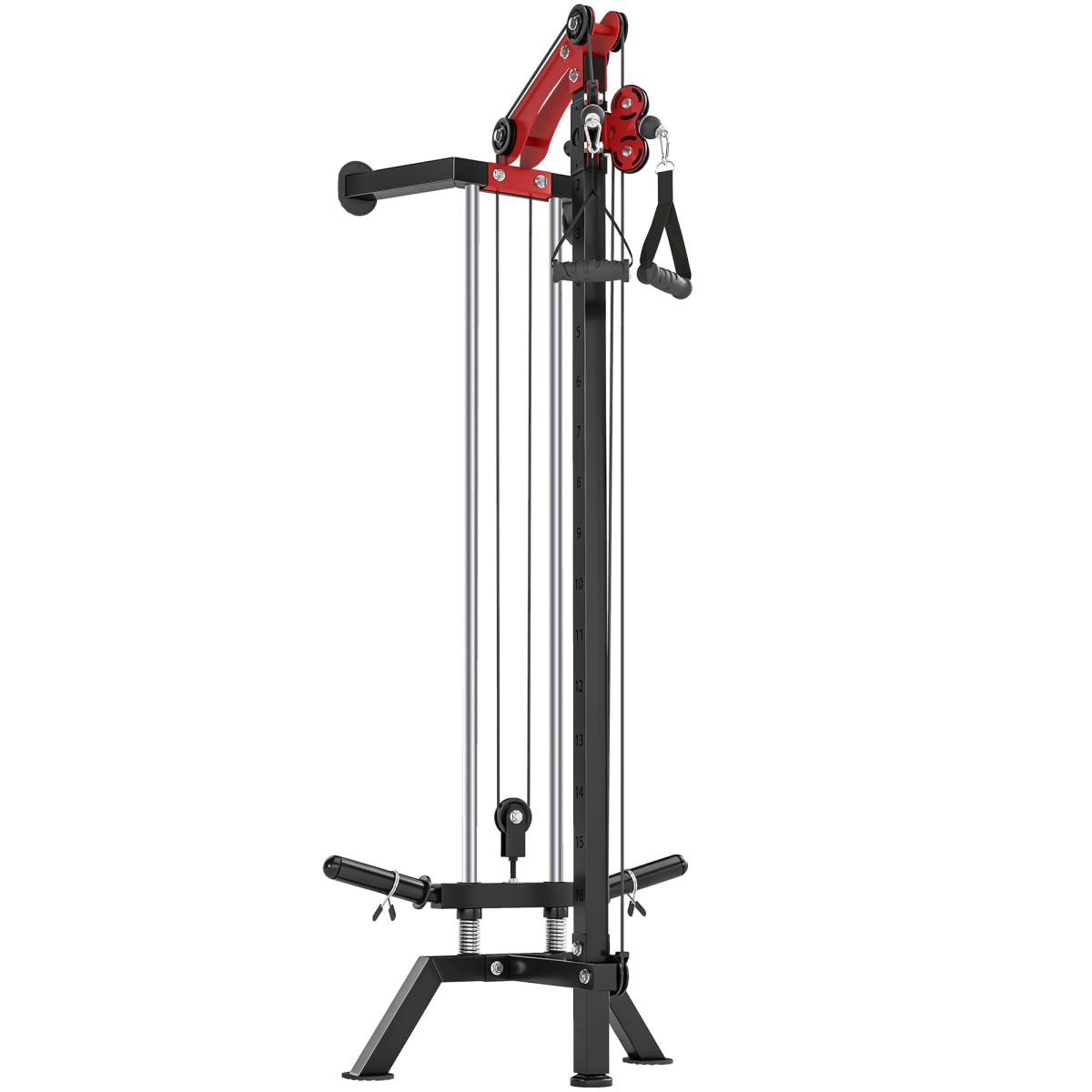 Lat pulldown station ρυθμιζόμενο 16 κατευθύνσεις για τοποθέτηση σε τοίχο.