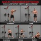 Lat pulldown station ρυθμιζόμενο 16 κατευθύνσεις για τοποθέτηση σε τοίχο.