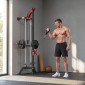 Lat pulldown station ρυθμιζόμενο 16 κατευθύνσεις για τοποθέτηση σε τοίχο.